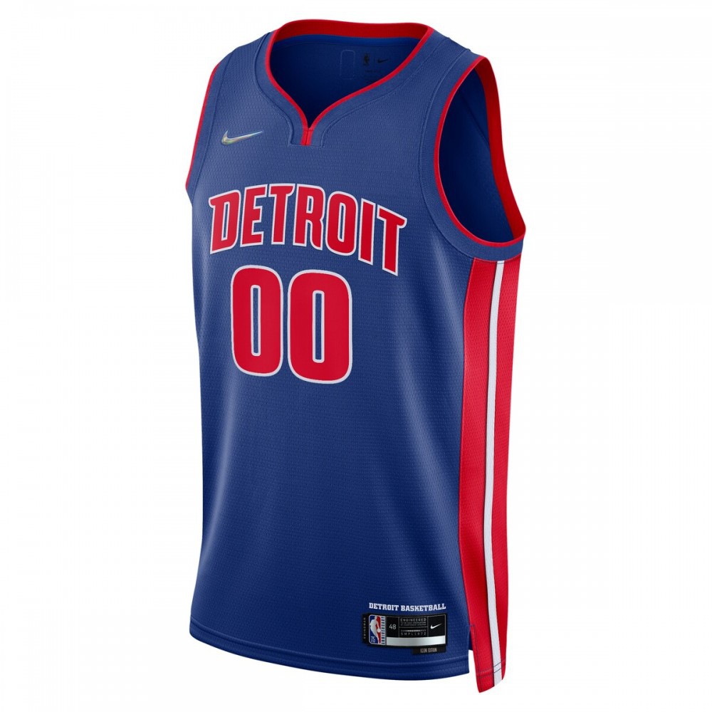 Detroit Pistons 2021/22 Diamond Swingman Custom Jersey - Icon Edition - Blue-Pro Kit Vault | Brand New 26/27 Sports Jerseys